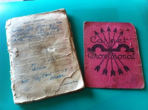 Documentos aportados por la alumna Patricia Escudero